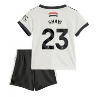 Manchester United Luke Shaw #23 Replica Third Minikit 2024-25 Short Sleeve (+ pants)